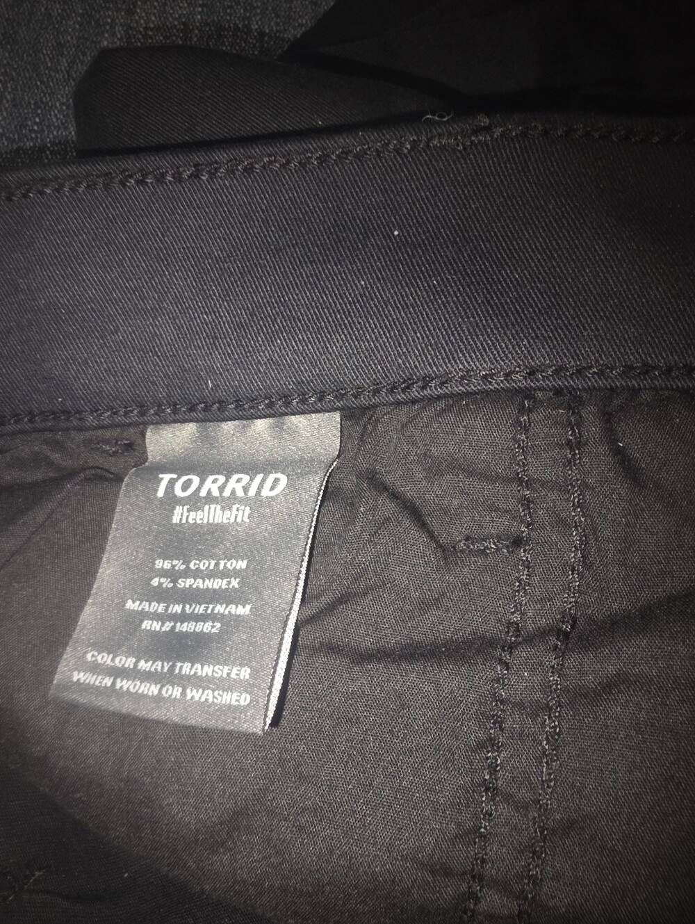 TORRID Black Weekend Twill Pants - Picture 6 of 6